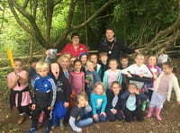 Enchanted magical outdoor learning experience for Kingsteignton school