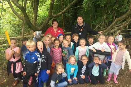Enchanted magical outdoor learning experience for Kingsteignton school