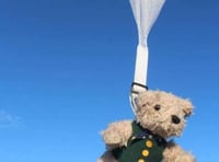 Ready, teddy, go! Parachuting bears for church funds