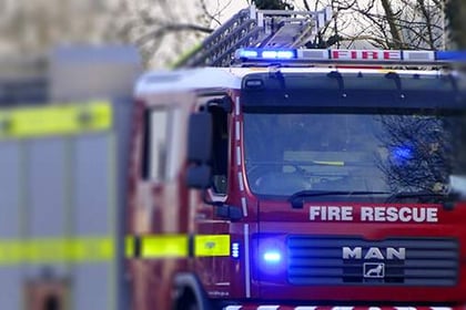 Suspected arson attack in Ashburton