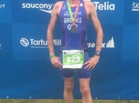 Brooks retains European triathlon title