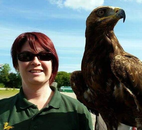 Woman has eagle eyes fixed on fundraising target for bird of prey centre