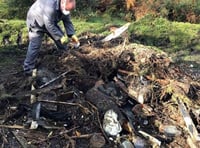 Illegal junk cleared from Dartmoor beauty spot