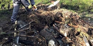 Illegal junk cleared from Dartmoor beauty spot