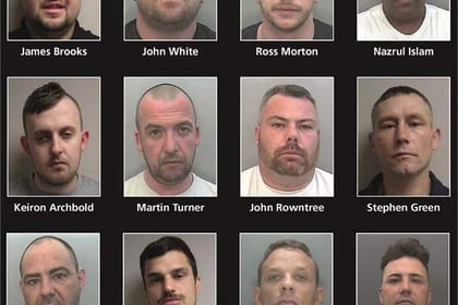Drugs gang's reign of terror over as 12 jailed