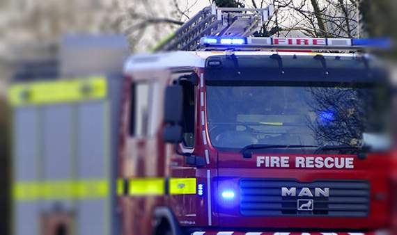 Van destroyed in fire on A30