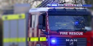 Bovey Tracey crew join battle against forage harvester fire this afternoon