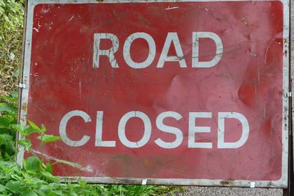 Road closures from tomorrow near Longdown