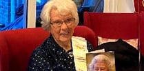 Esther, 100, finally feels like a local!