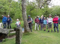 A great turnout for route march to Haytor