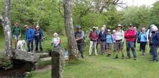 A great turnout for route march to Haytor