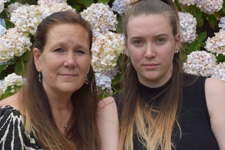 Jody Merelle and her daughter, Lucy Gratton, told of their ordeal at two A&E departments.
Picture: Jody Merelle (July 2022)