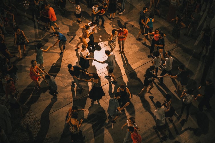 barn dancing