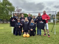 Dawlish walking football on the move