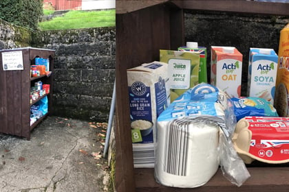 Hennock hero sets up community food shelf