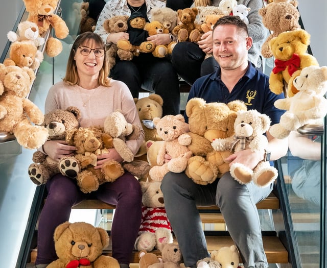 Abbey’s 100 teddies spread comfort to children worldwide