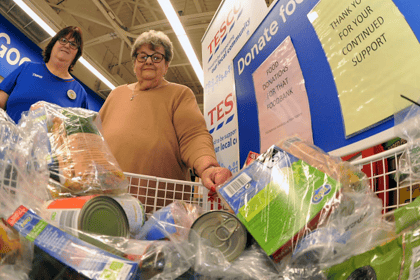 Newton Abbot Tesco shoppers urged to back food drive