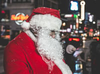 Santa dash around Bovey Tracey