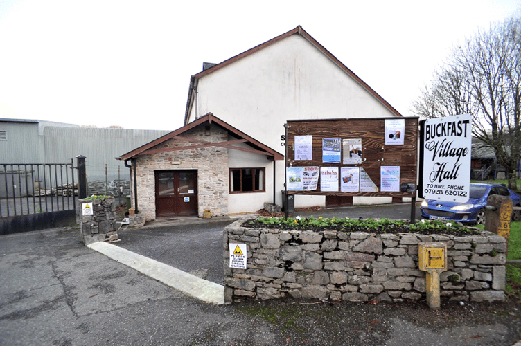 Buckfast Village Hall, one of Teignbridge's many village halls