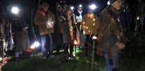 Wassailing warms up a chilly night in Holcombe