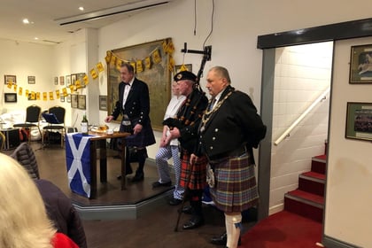 Mayor and guests celebrate Burns Night