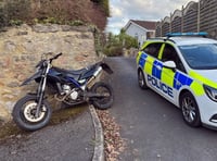 Police seize uninsured motorbike in Newton Abbot