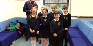 Joint winners of hard fought schools quiz