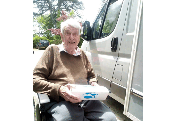 THE chips were down at Mulberry House Residential Home in Bovey Tracey, and the residents weren’t complaining.