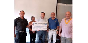 Rotary club's delight to support Devon Young Carers