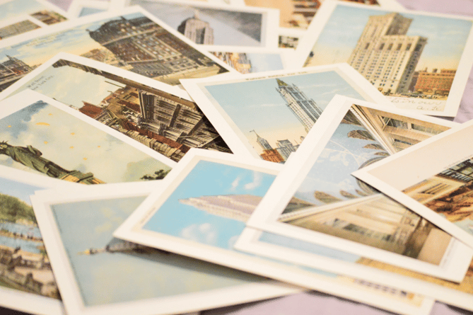 Postcard stock image