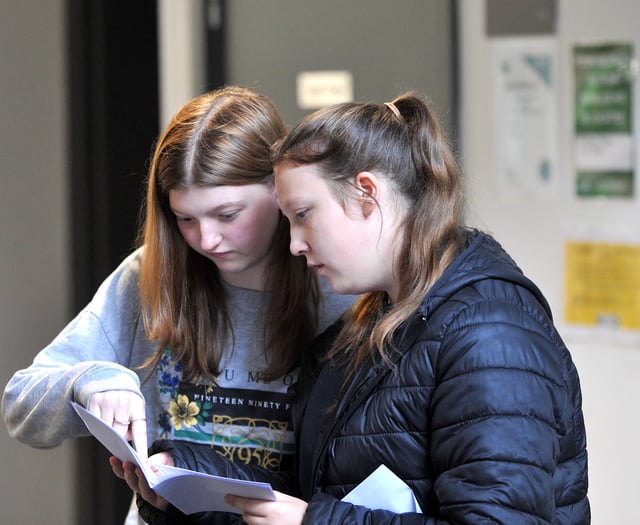 Results day  at South Devon University Technical College