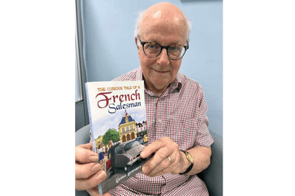 Newton Abbot man Dennis says bonjour with new book