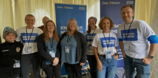 Rugby fans get their blood pressure checked at Sandy Park