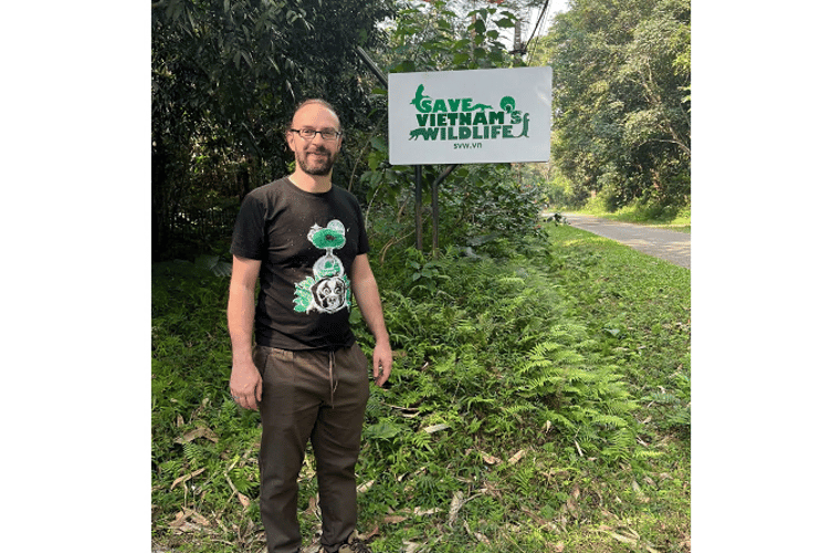 Zak Showell at the Pu Mat National Park.