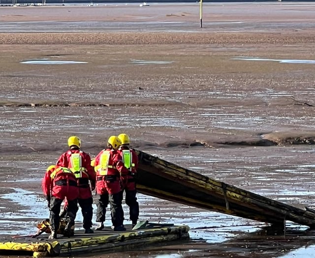 Sticky rescue situation  for firefighters