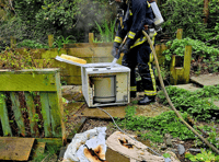 Firefighters brought in to tackle tumble dryer fire