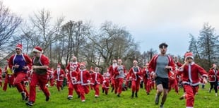 Charities benefit from Santa Run 