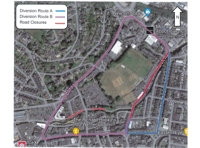 Night-time road closure for cycle route improvements 