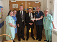 Masonic monies supports hospital's Turner Ward 