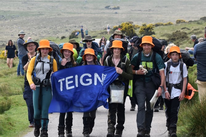 Teign School students tackle Ten Tors 