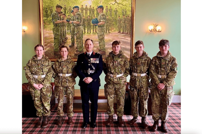 Stover Cadets pay a visit to Lympstone 