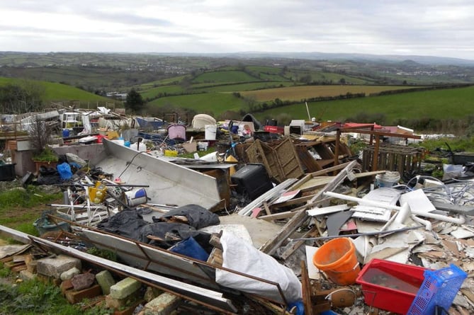 Fly-tipping in the countryside (Image courtesy: DEFRA)