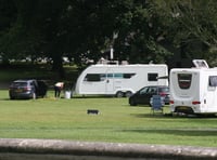 Travellers arrive at Newton Abbot park 