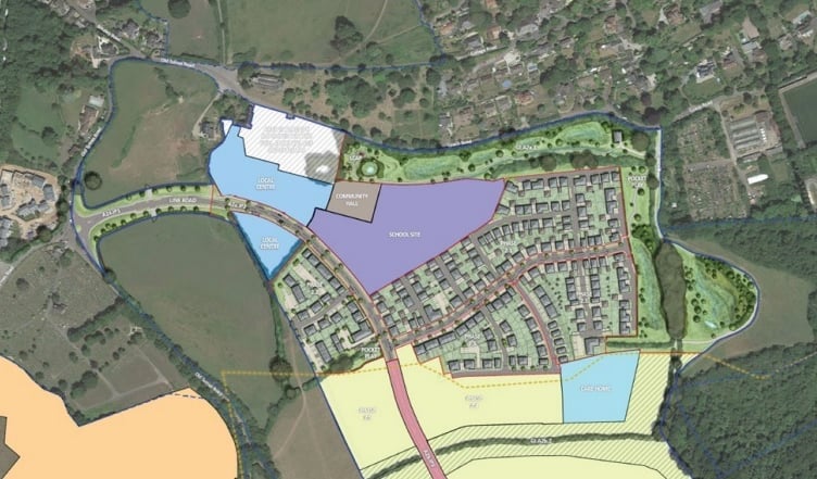 Wolborough Barton development plan 