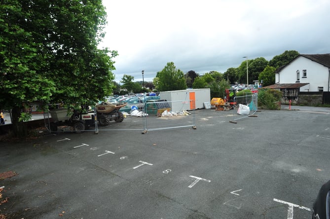 The former TDC car park off Elm Road in Newton Abbot which may be  the location for 23 new social rent apartments.