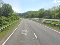 Deer put down after closing section of A38