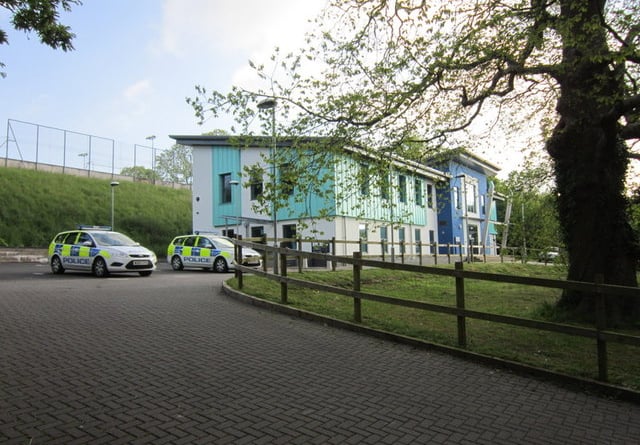 Teignmouth police station. 