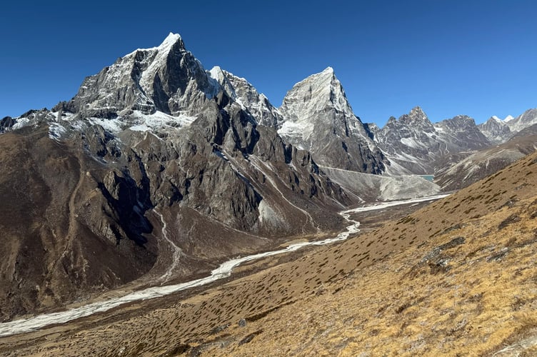 Ryan's trek followed the Khumbu Valley to Everest Base Camp