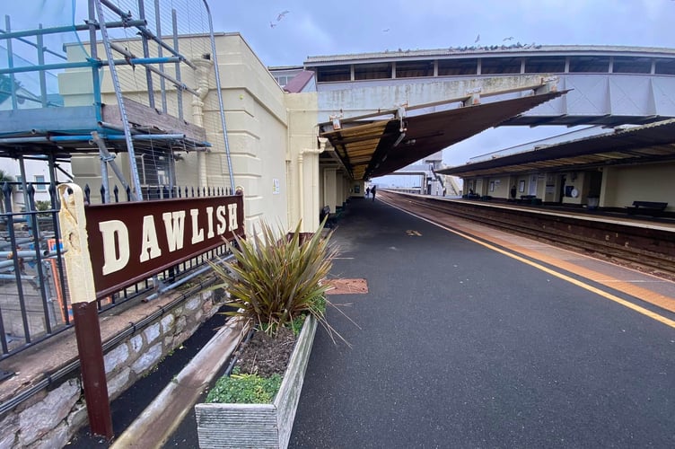 Taunton trader's visit to Dawlish. Photo social media 